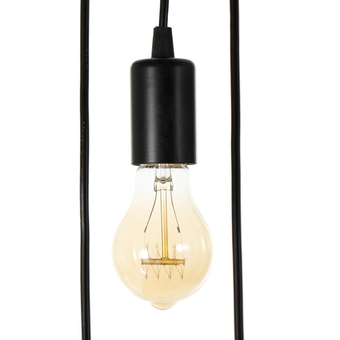 Светильник BayerLux "Трио" Е27 60Вт черный 12х12х20-100см