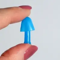 Беруши, 2.5&times;1 см, в футляре, фасовка 10 шт., силиконовые, МИКС