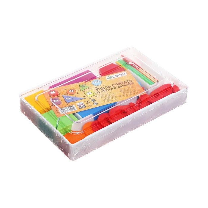 Касса счётных материалов &laquo;Учись считать&raquo;, 142 элемента