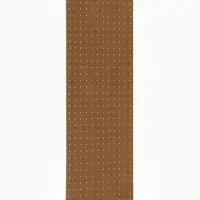 Настенная перфорированная панель ДСП односторонняя, 90&times;0.6&times;30 см, шаг 2.5 см, белая