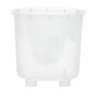 Кашпо со вставкой 2,5 л d15,7 см h15,6см "Genius" пластик прозрачный