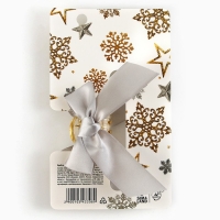 Краб для волос с бантом новогодний &laquo;Верь в чудеса&raquo;, на Новый год, 8 х 3 х 2,5 см