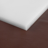 Доска-плита для пробойников и работы с кожей 20&times;30&times;1.5 cм пластик белый АУ