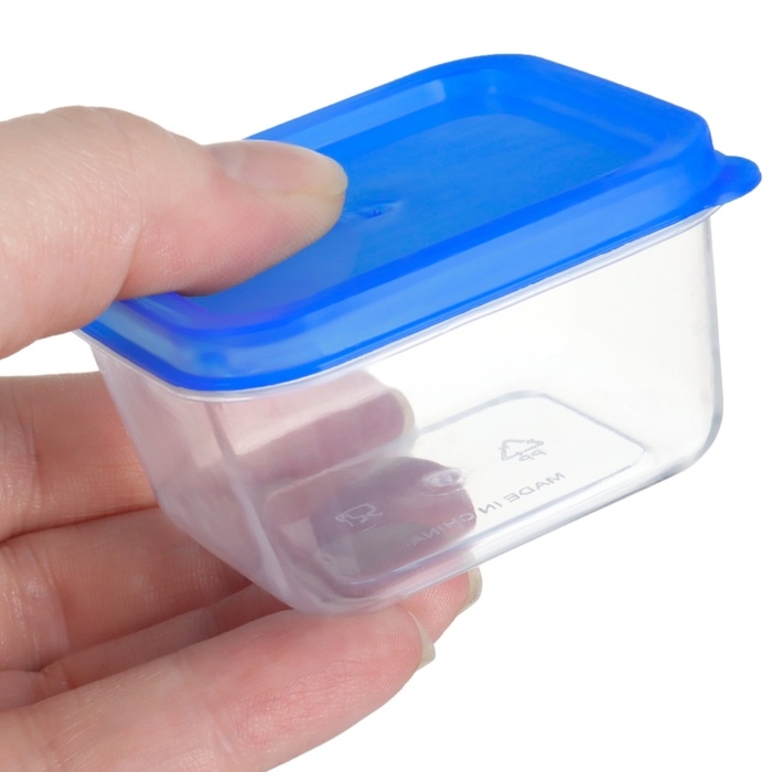 Набор контейнеров пищевых с крышками, для хранения детского питания, 8 шт., цвета МИКС
