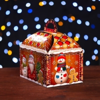 Подарочная коробка "Пряничный" 18,5 x 12,5 x 19 см.