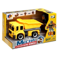 Конструктор винтовой &laquo;Самосвал&raquo;, 2 в 1 робот-машина