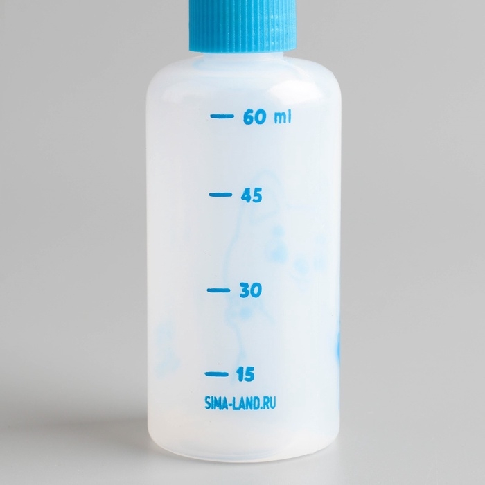 Набор для вскармливания &laquo;Пушистое счастье&raquo; для щенят, 60 мл, с 4 сосками и ёршиком