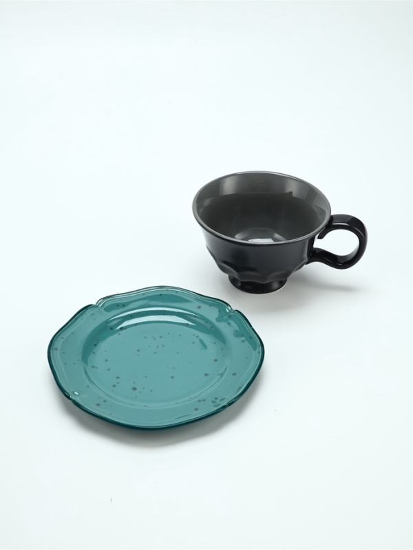 Чайная пара Dolce Ceramo. &laquo;Азур&raquo;, 2 предмета: кружка 280 мл, блюдце d=16 см