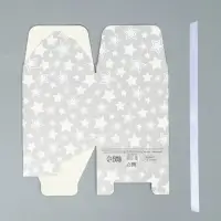 Коробка подарочная складная, упаковка, &laquo;Звёзды&raquo;, 12 х 12 х 12 см