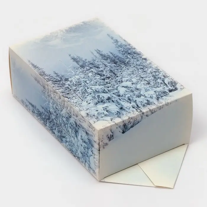 Подарочная коробка - конфета новогодняя складная &laquo;Декабрь&raquo;, 14&times;22&times;8 см