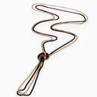 Бусы 2 нити &laquo;Трансформер&raquo; (несколько способов носки), цвет чёрно-золотой, 118 см