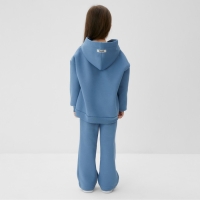 Толстовка детская с начёсом KAFTAN р.30 (98-104), голубой Толстовка детская с начёсом KAFTAN р.30 (98-104), голубой