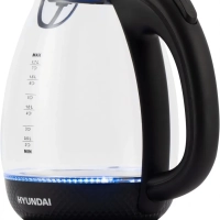 Чайник HYK-G3804 1.7л. 2200Вт черный (стекло)