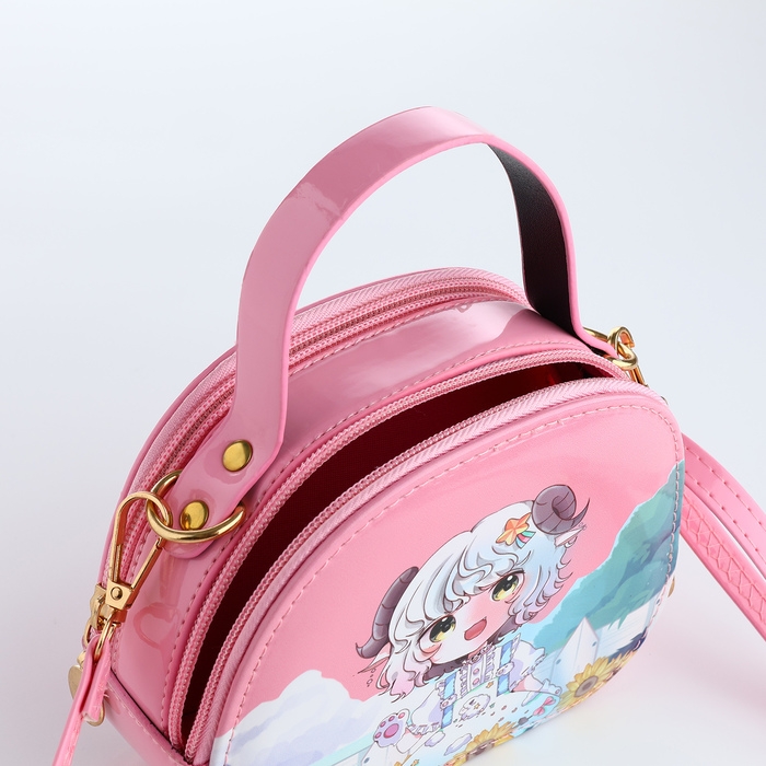 Сумка детская для девочки на молнии &laquo;Выбражулька&raquo;, цвет розовый