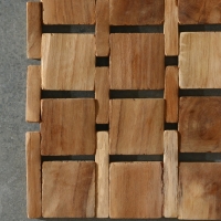 Коврик из тикового дерева, 40х30х0,7 см