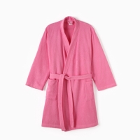 Халат женский Этель, цв. розовый, р-р 50-52, 100% хл, 340 г/м2