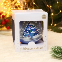 Шар "Ёлка с шарами" 9,5 см микс Шар "Ёлка с шарами" 9,5 см микс