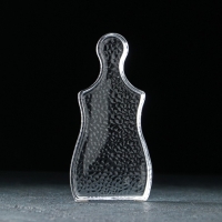 Блюдо стеклянное сервировочное &laquo;Флес&raquo;, 18&times;8,8 см