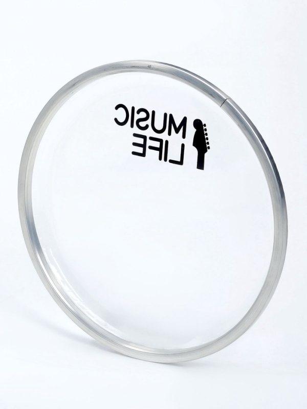 Пластик для барабана Music Life 6 дюймов, прозрачный Пластик для барабана Music Life 6 дюймов, прозрачный