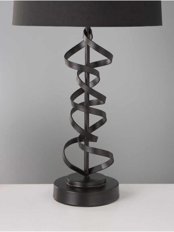 Настольная лампа "Малави" Е27 40Вт черный 28х28х54 см