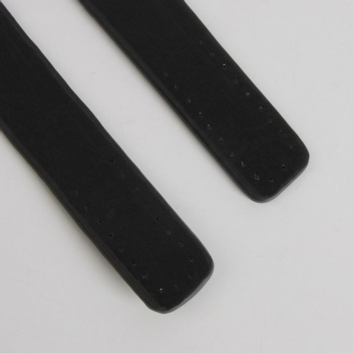 Ручки для сумки, пара, 52 &plusmn; 2 &times; 2 см, цвет чёрный