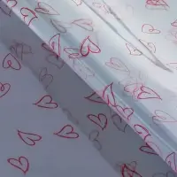 Пленка листах глянцевая 58&times;58 см, красный 50 микрон