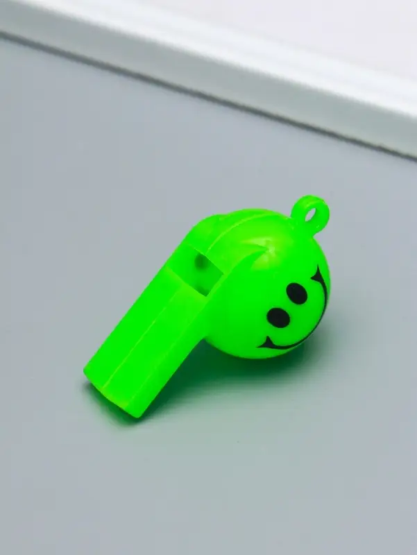 Свисток пластик "Смайл", МИКС