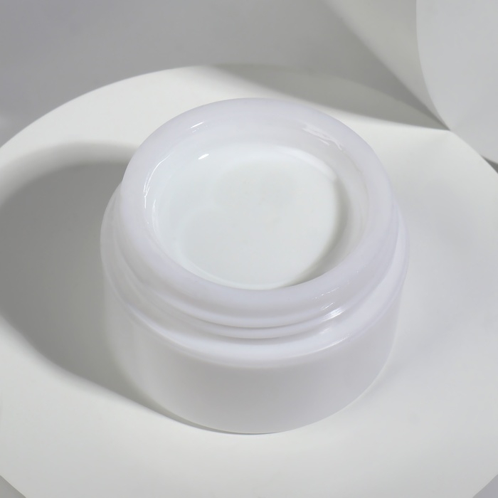 Fiber Gel для наращивания ногтей, со стекловолокном,15 мл, LED/UV, белый (1)