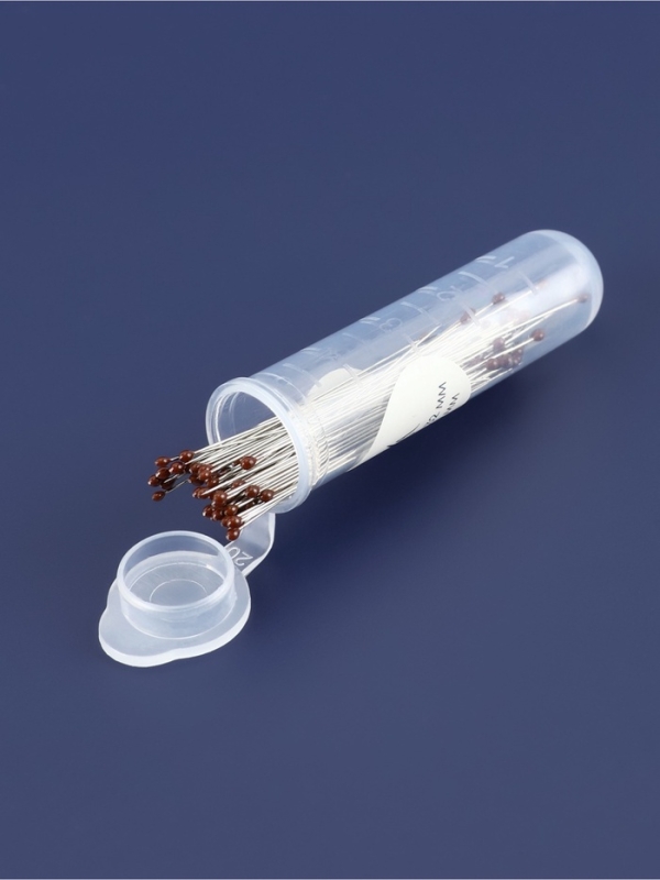 Булавка портновская сталь №1 4см S0,32мм (наб 50шт цена за наб) черн. головка TR