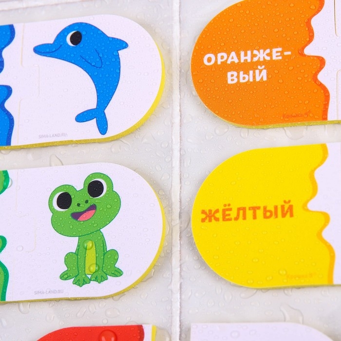 Мягкий пазл для малышей Крошка Я &laquo;Учим цвета&raquo;, 5 пазлов