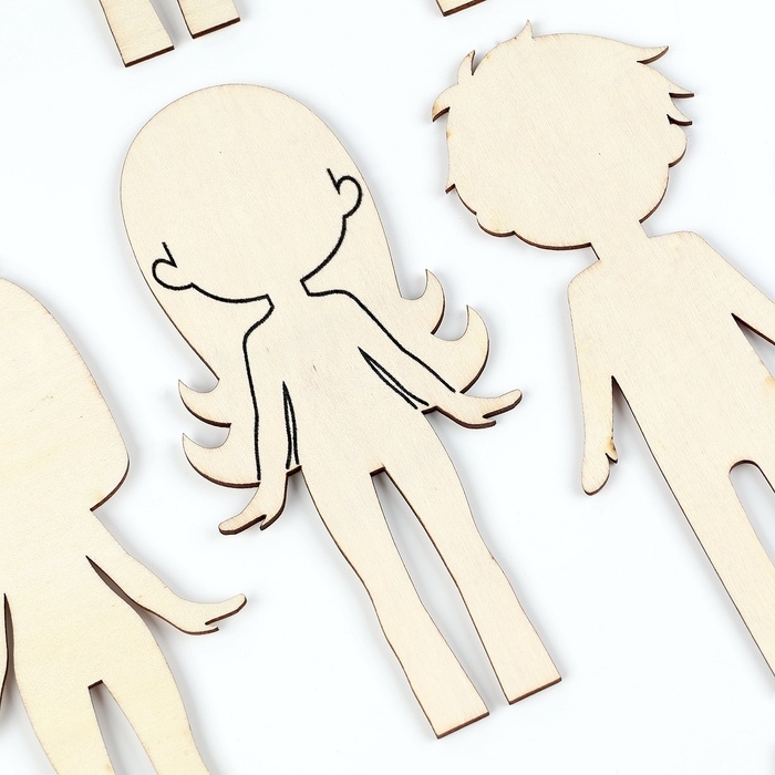 Роспись по дереву "Творческие человечки"