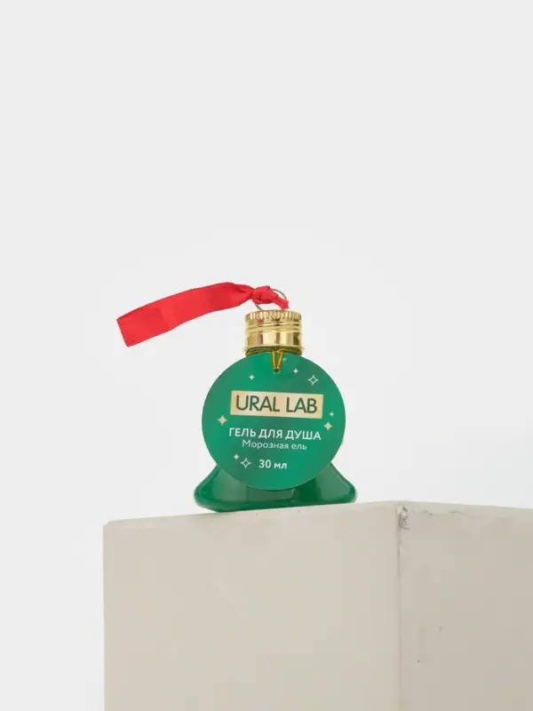 Гель для душа в форме ёлки, 30 мл, аромат морозная ель, URAL LAB