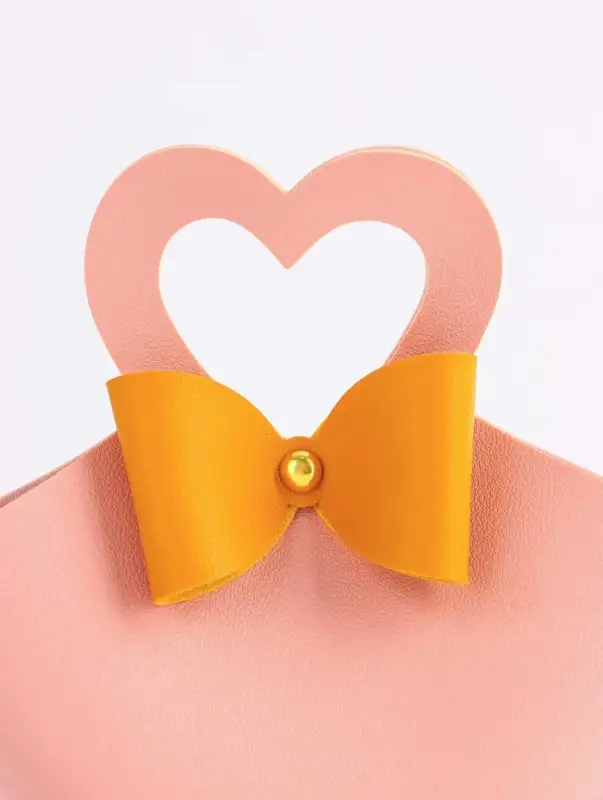 Кожанная подарочная сумочка 10,5 х 5 х 6 см розовая