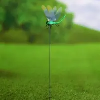 Штекер садовый &laquo;Стрекоза Сенди&raquo;, 14&times;9 см, h=45 см, МИКС