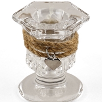 Подсвечник, сердце, 5 х 5,5 см