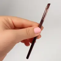 Кисть для макияжа &laquo;Brush COFFEE&raquo;, скошенная, 13 (&plusmn; 1) см, цвет коричневый/бронзовый