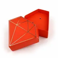 Коробка подарочная под бижутерию &laquo;Красная, тиснение&raquo;, 10 х 9 х 3.5 см