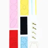 Набор для создания сумки из фетра "Зайка", цвет розовый