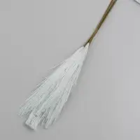 Искусственное растение для творчества "Ковыль" бирюза 29 см