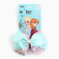 Выпускной. Бант для волос на заколке, 12.5 см, Холодное сердце Выпускной. Бант для волос на заколке, 12.5 см, Холодное сердце