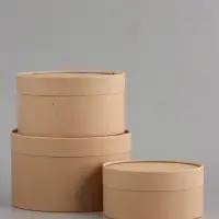 Набор подарочных коробок 3 в 1, завальцованные, крафт, 20 х 12 - 18 х 10 - 16 х 8 см