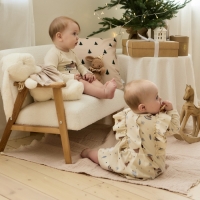 Платье Крошка Я "Новогодние игрушки", рост 68-74 см