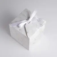 Коробка подарочная складная, упаковка, &laquo;Мрамор&raquo;, 12 х 12 х 12 см