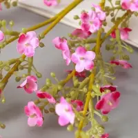 Цветы искусственные "Вероника Георгия" 92 см, розовый