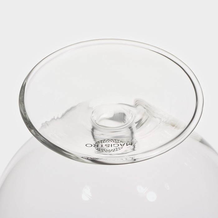 Конфетница на ножке Magistro &laquo;Орбита&raquo;, 500 мл, 12,5&times;16,5 см