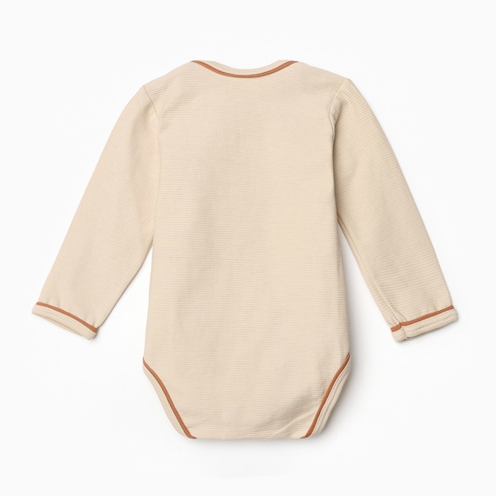 Комплект детский (3 предмета), цвет бежевый, рост 62 см