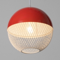 Светильник Lina 1х40Вт Е27 алый  26х26х32см