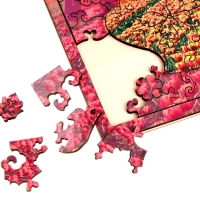 Пазлы деревянные фигурные &laquo;Цветущие тюльпаны&raquo;, 142 элемента