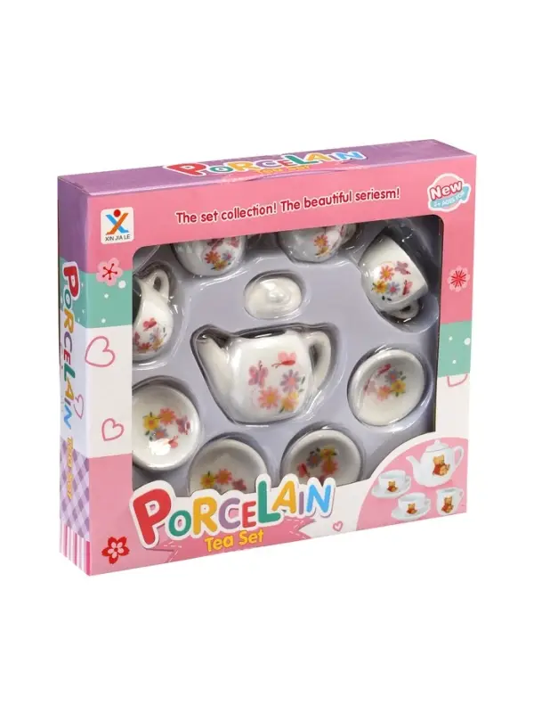 Набор керамической посуды "Чайный сервиз" 9 предметов