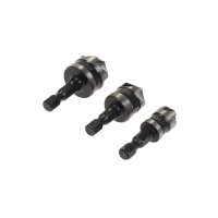 Набор зенкеров ТУНДРА, 12, 16, 19 мм, по дереву, пластику, цветным металлам, 3 шт.